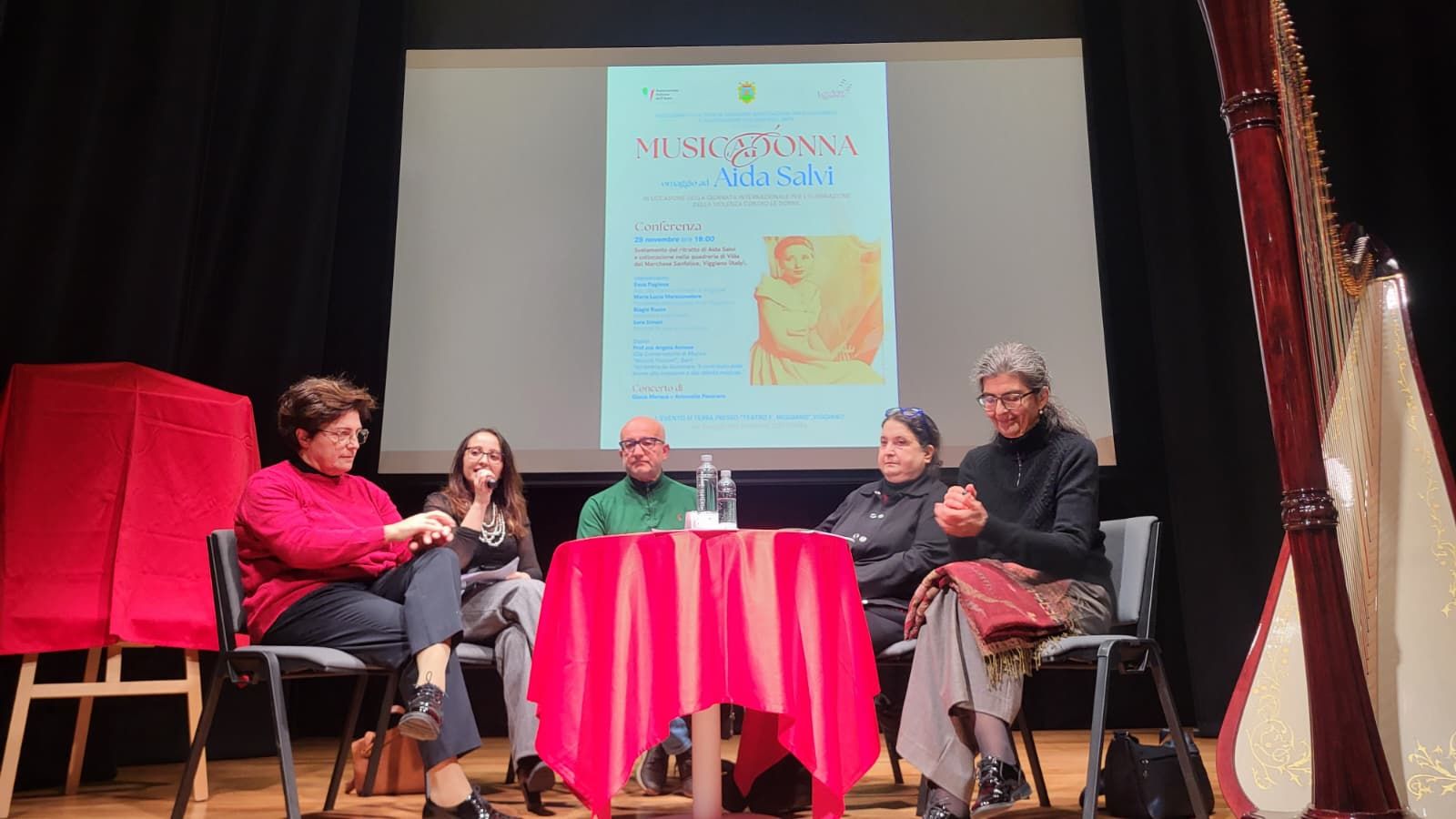 LA CITTA’ DELL’ARPA OMAGGIA AIDA SALVI NELLA GIORNATA PER L’ELIMINAZIONE DELLA VIOLENZA CONTRO LE DONNE